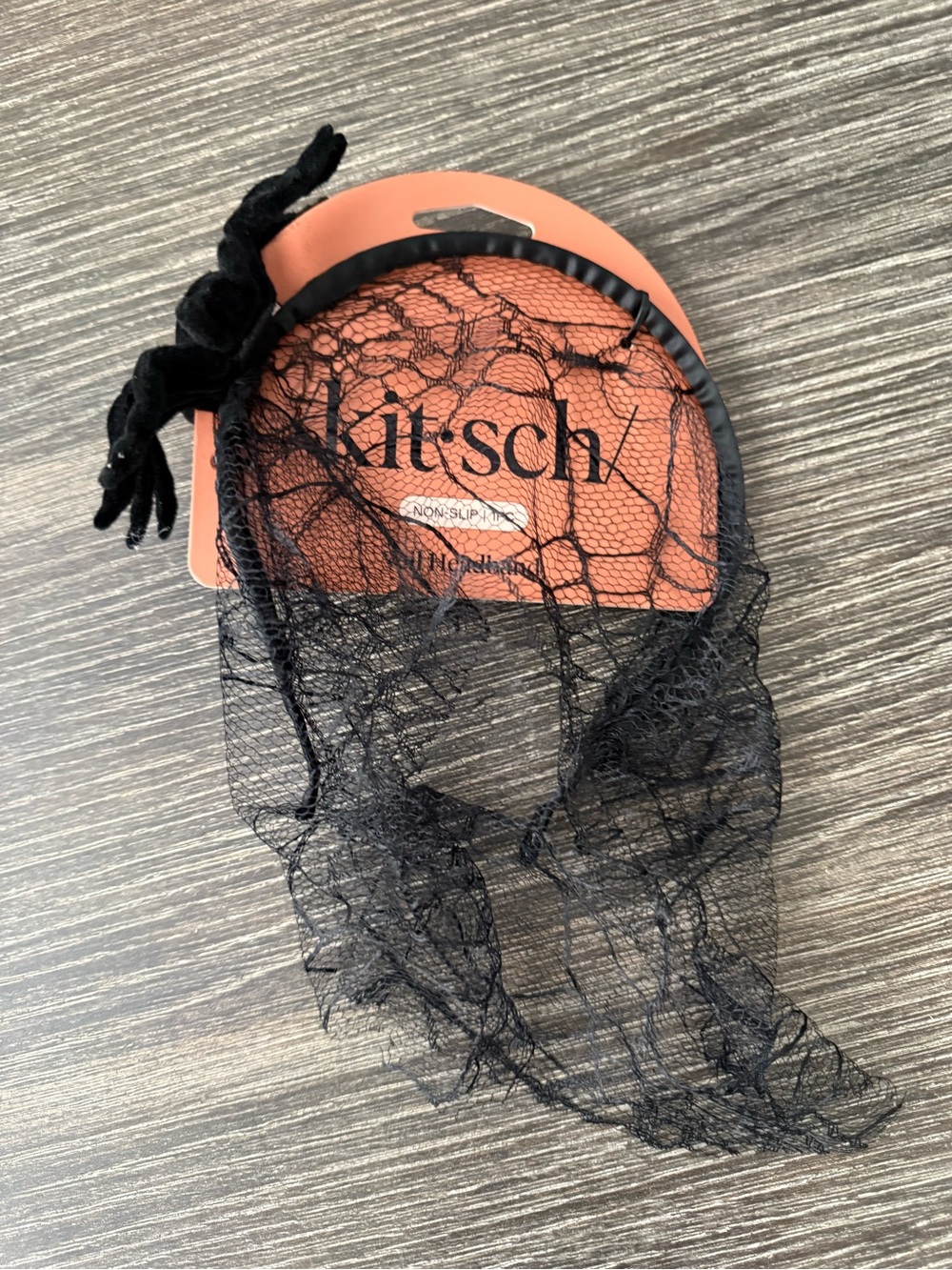 NWT Kitsch Spider Veil Headband